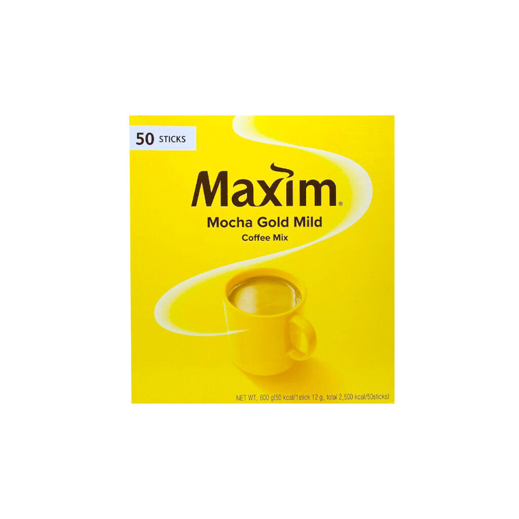 Maxim Mocha Gold Mild Black Coffee 50 pcs Stick